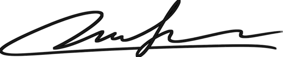 Firma manuscrita trazada sobre un documento